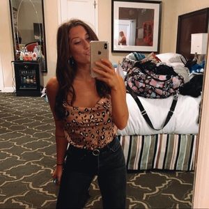 Nasty Gal cheetah top